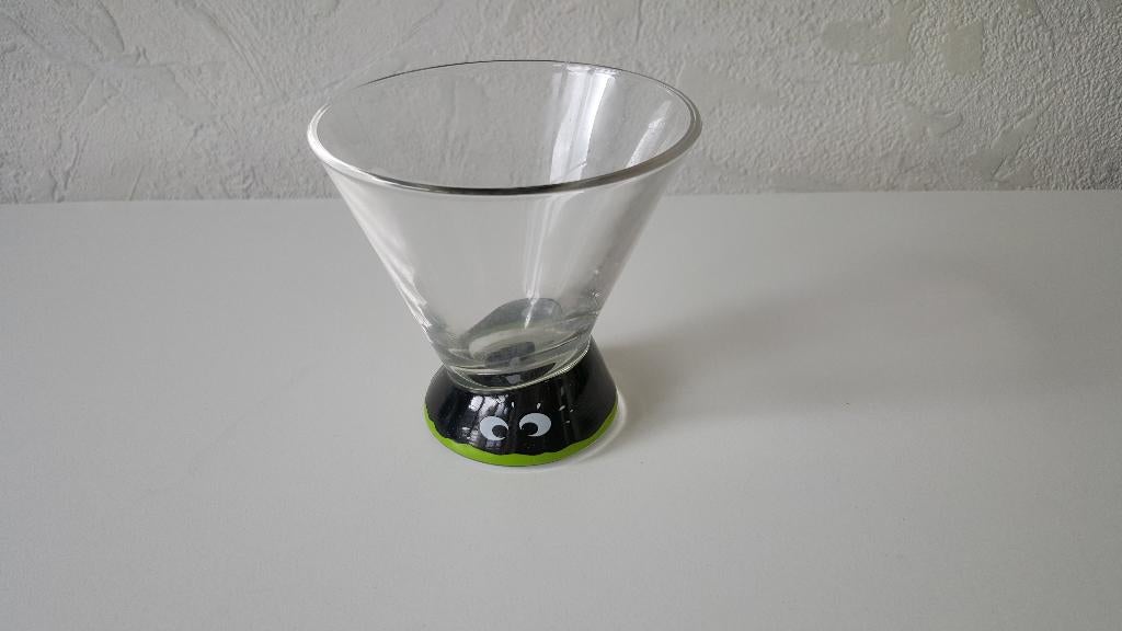 Feigling glas + 2 petjes, Ophalen of Verzenden, Nieuw, Gebruiksvoorwerp