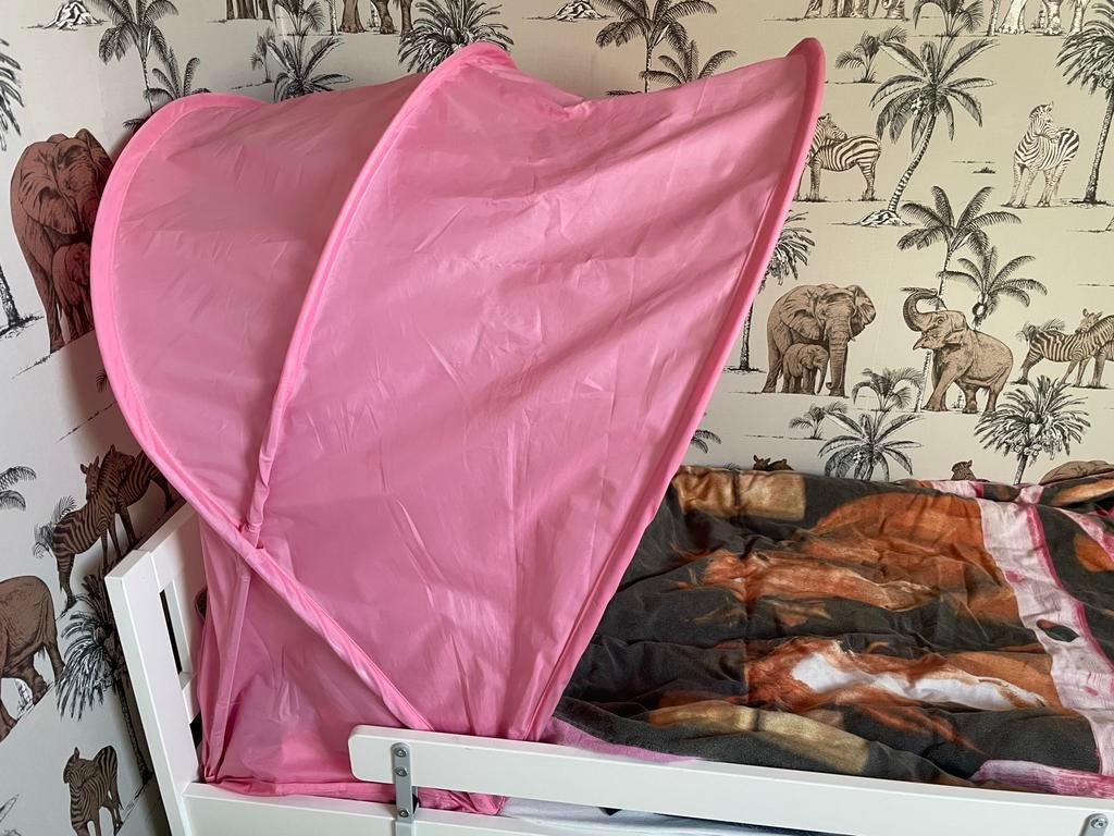 Roze bedtent voor kinderbed. IKEA SUFFLETT, Ophalen of Verzenden, Gebruikt, Overige typen