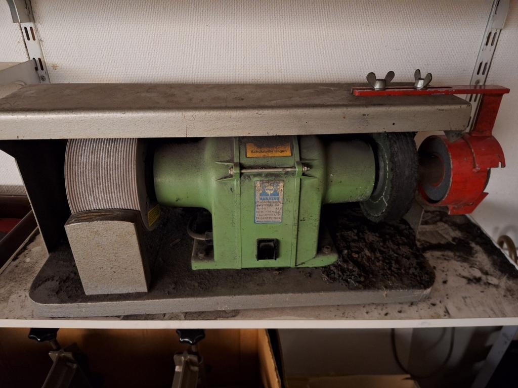 Schoenmakerij, Messenslijpmachine, Ophalen, Gebruikt