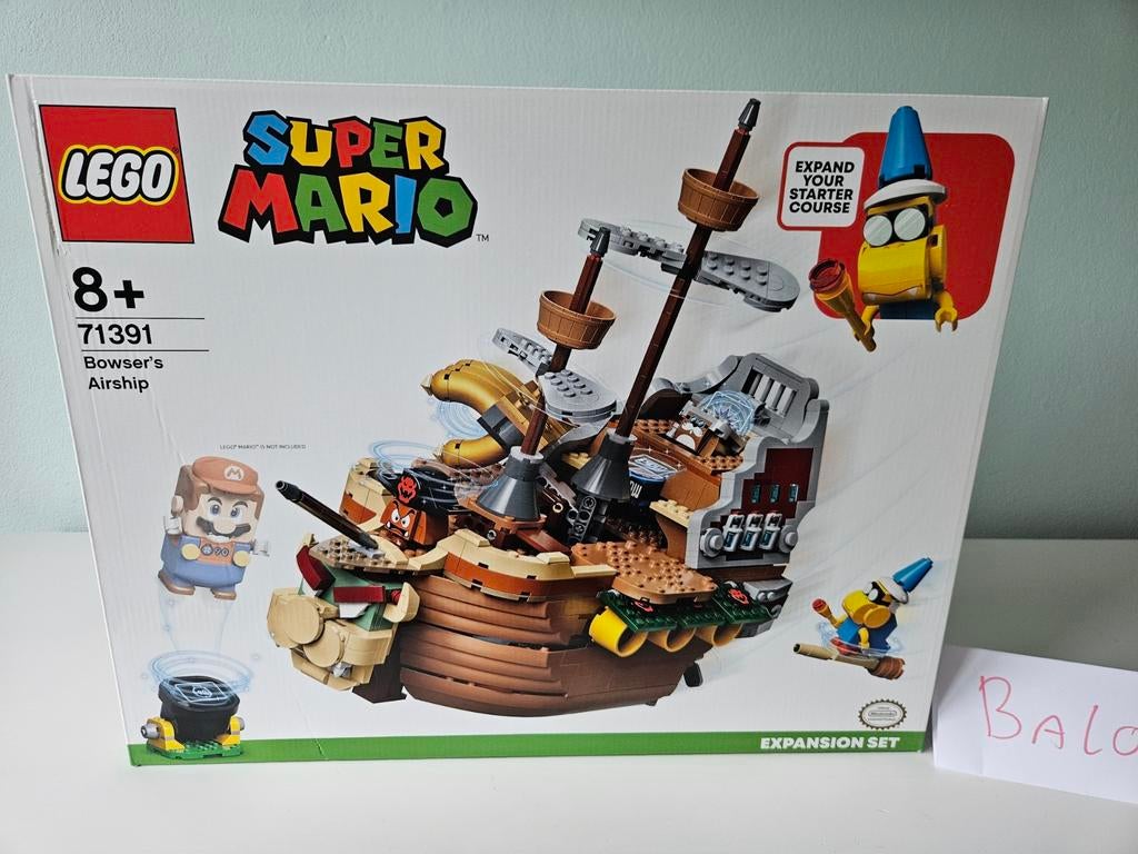 Nieuw lego 71391 | super mario bowser luchtschip | ongeopend, Ophalen, Nieuw, Complete set, Lego