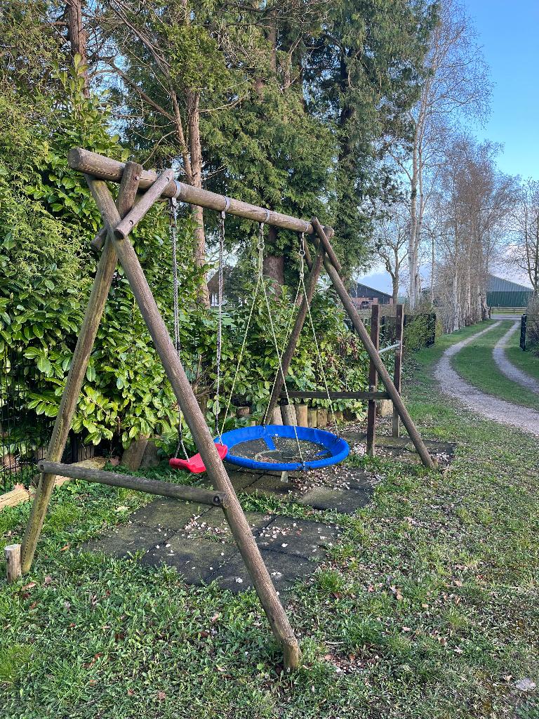 Schommel, arendsnest en turnstok, Kinderen en Baby's, Speelgoed | Buiten | Los speelgoed, Ophalen of Verzenden