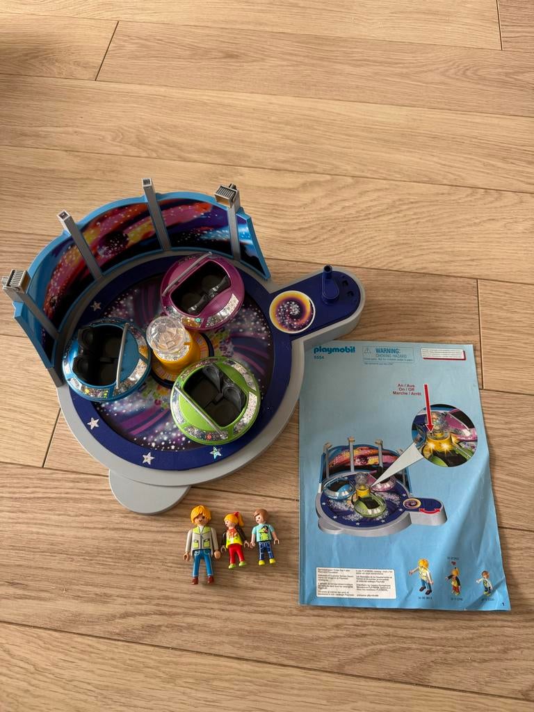 Playmobil 5554 Kermis Breakdance met lichteffecten, Ophalen, Gebruikt, Complete set