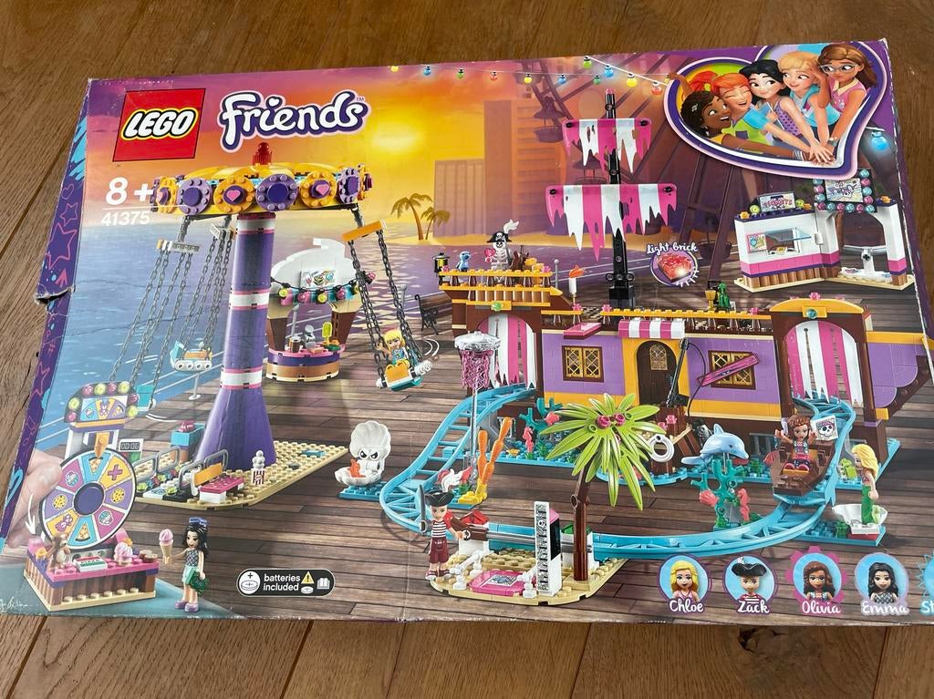 Lego Friends 41375 Heartlake City Pier met Kermis (8+), Kinderen en Baby's, Speelgoed | Duplo en Lego, Gebruikt, Lego, Complete set