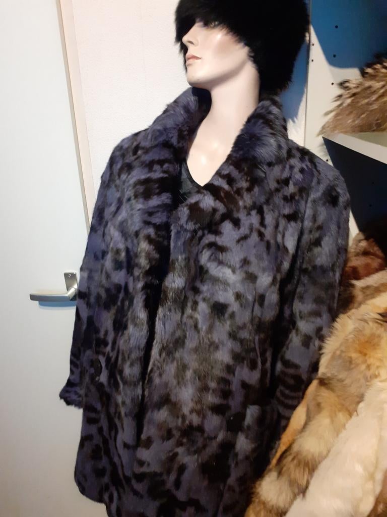 Prachtige unisex echte bontjas bont jas bontmantel maat M, Ophalen of Verzenden, Zo goed als nieuw, Bruin, Jas of Mantel