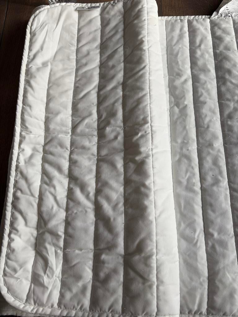 Matrasbeschermer IKEA Vyssa ledikant/campingbedje, Gebruikt, Jongetje of Meisje, Wit, Overige typen