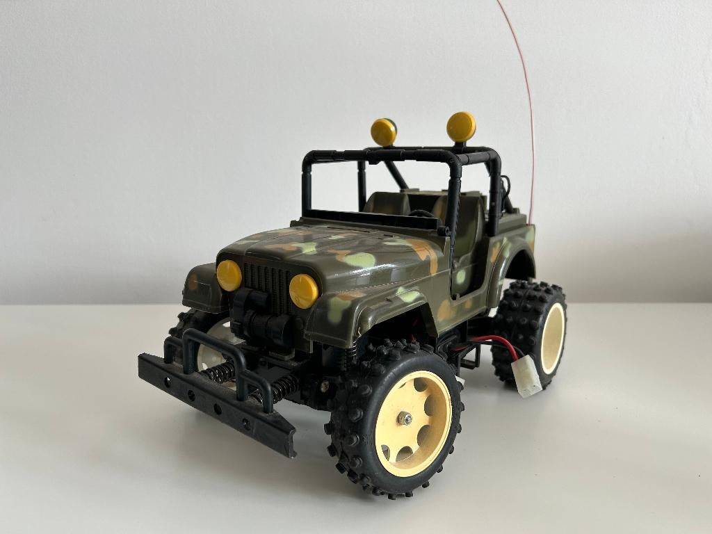 Vintage Protech Willy’s Super Warrior 1/10 rc auto, Elektro, Gebruikt, Auto offroad, Ophalen of Verzenden