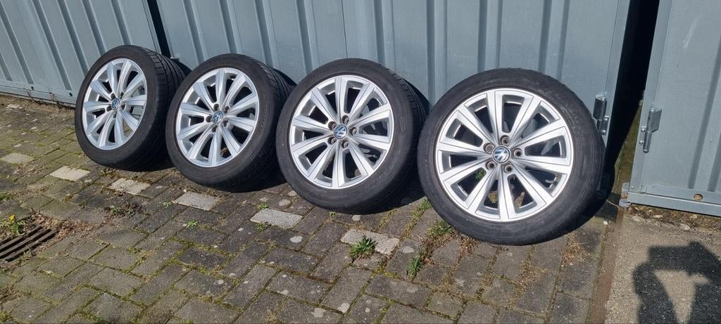 Volkswagen polo 6r 6c 2g AW Mistral velgen 5x100 origineel, 215 mm, 16 inch, Banden en Velgen, Ophalen of Verzenden