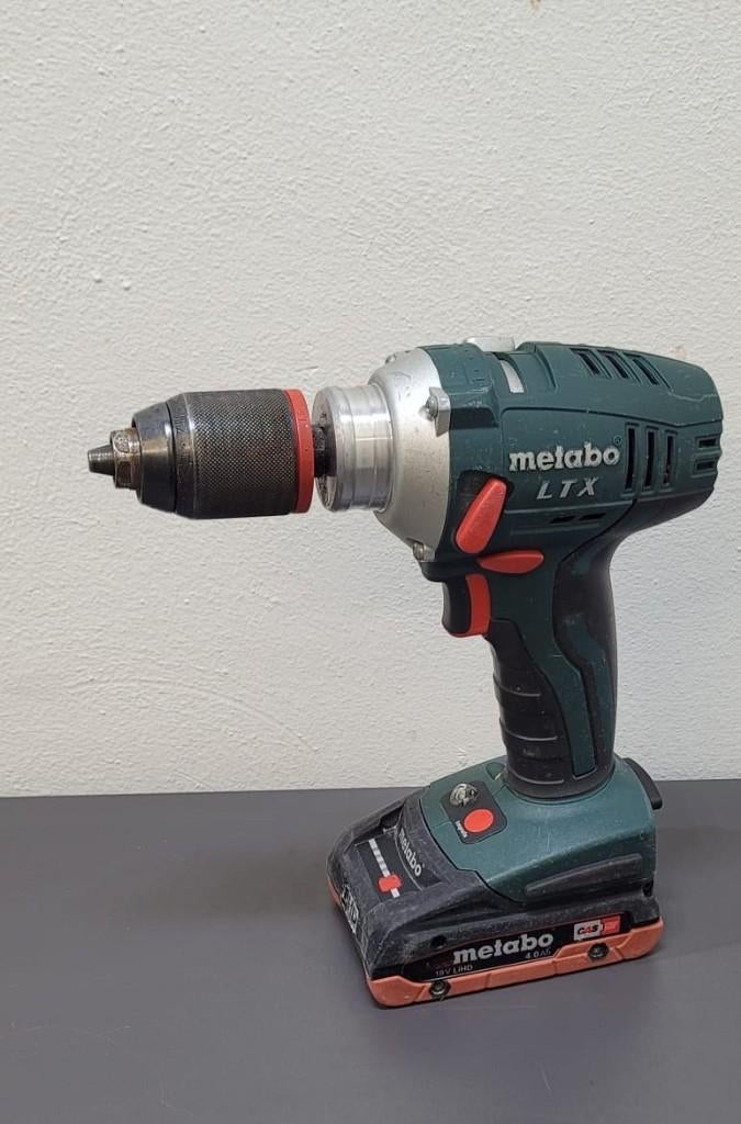 Metabo BS 18 LTX Impulse, Gebruikt, Variabele snelheid, Ophalen of Verzenden, Boor- en Schroefmachine