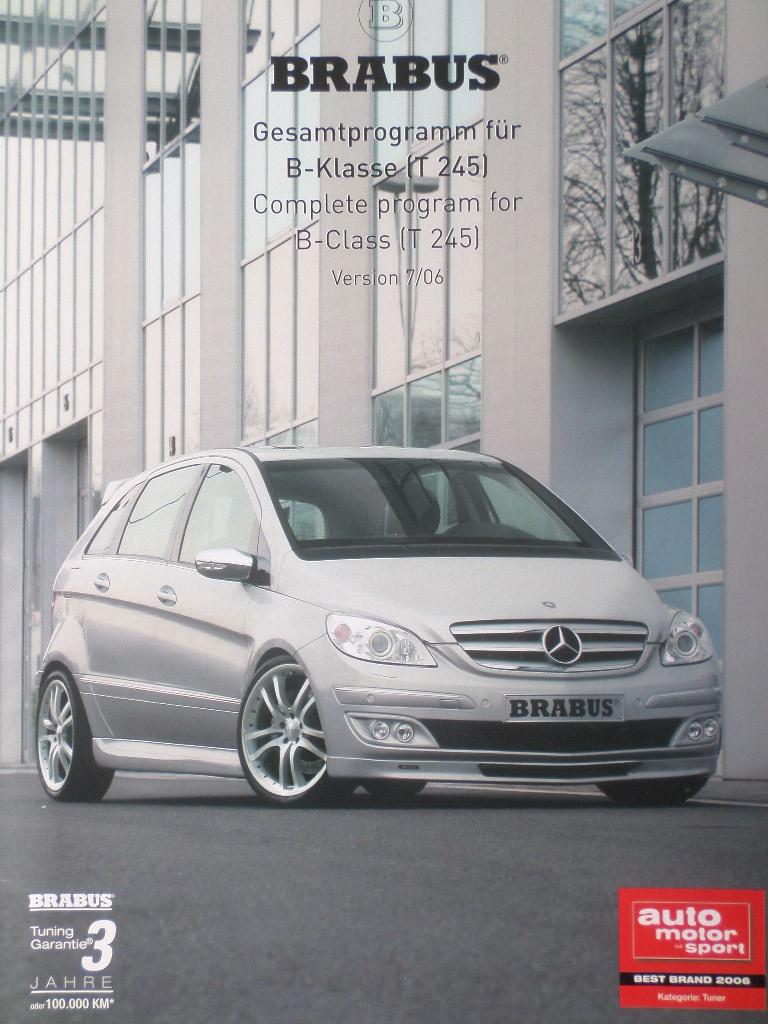 Mercedes Brabus Brochure, Ophalen of Verzenden, Zo goed als nieuw, Mercedes