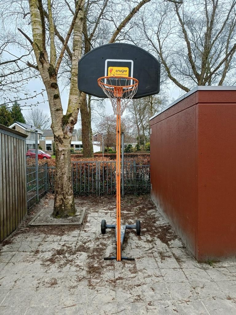Verrijdbare basketbaldoelen/baskets met zwaar onderstel, Ophalen, Gebruikt, Ring, Bord of Paal