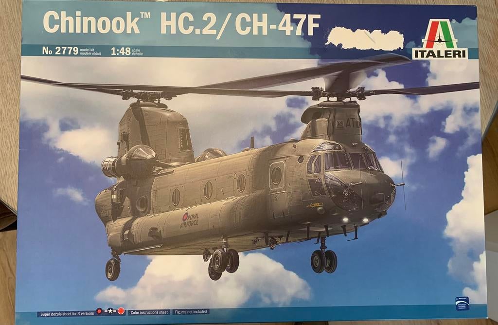 Italeri Shinook HC.2/CH-47F schaal 1:48 geseald nieuw, Italeri, Helikopter, Nieuw, Ophalen of Verzenden