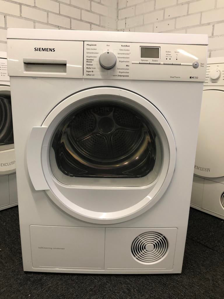 DAG AANBIEDING Zuinige warmtepomp droger Siemens iQ700, Ophalen, 6 tot 8 kg, Minder dan 85 cm, Overige typen