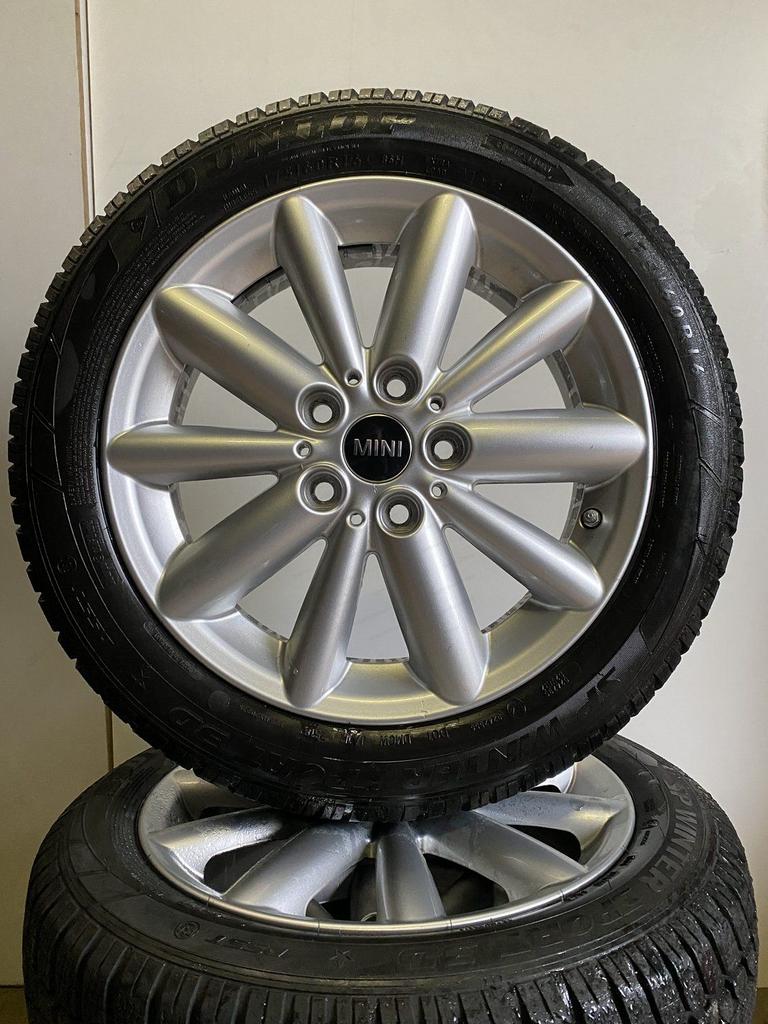 16’’ MINI Cooper Velgen Winter F55 F56 F57 Styling JCW 508, Gebruikt, 175 mm, -, Banden en Velgen