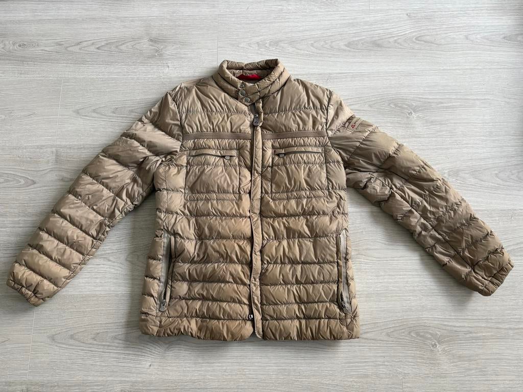 Peuterey zomerjas heren - Maat S - Dons en veren, Kleding | Heren, Jassen | Zomer, Gedragen, Maat 46 (S) of kleiner, Beige, Ophalen of Verzenden