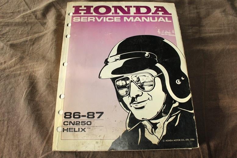 Honda CN250 Helix 1986-1992 scooter shop manual handboek, Motoren, Ophalen of Verzenden, Honda