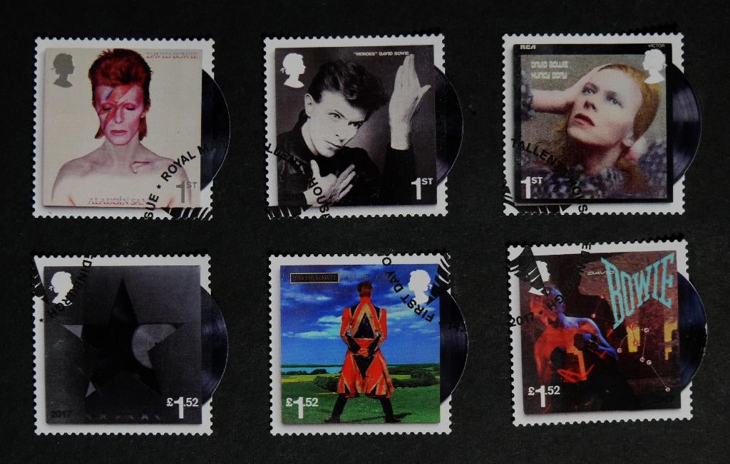 UK / Engeland 2017 David Bowie, Verzenden, Gestempeld