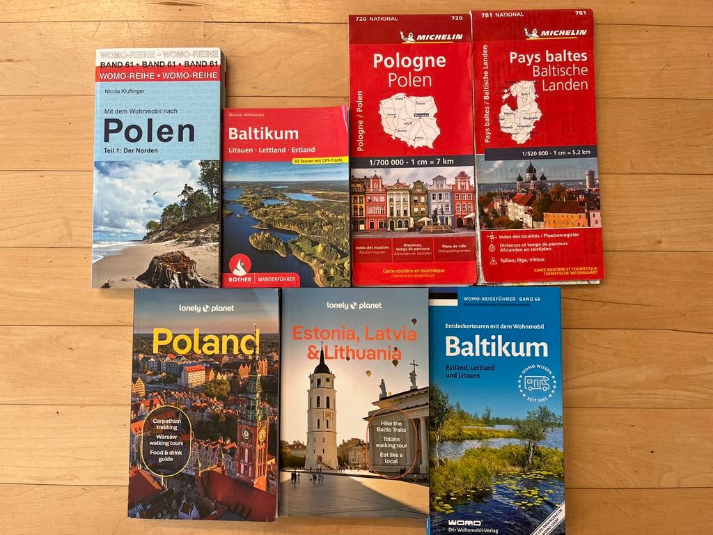 Reisgidsen en kaarten Camperreis Baltische Staten en Polen, Lonely Planet, Europa, Diverse auteurs, Ophalen of Verzenden