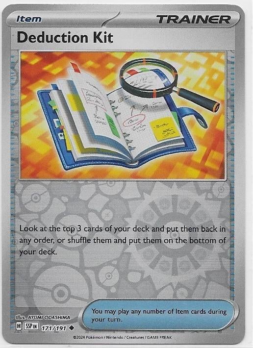 Surging Sparks,  Deduction Kit [reverse] 171/191, Verzenden, Nieuw, Losse kaart