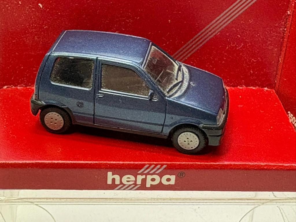 Herpa Fiat CinQuecento IMG6583/4, Ophalen of Verzenden, Zo goed als nieuw, Auto, Herpa