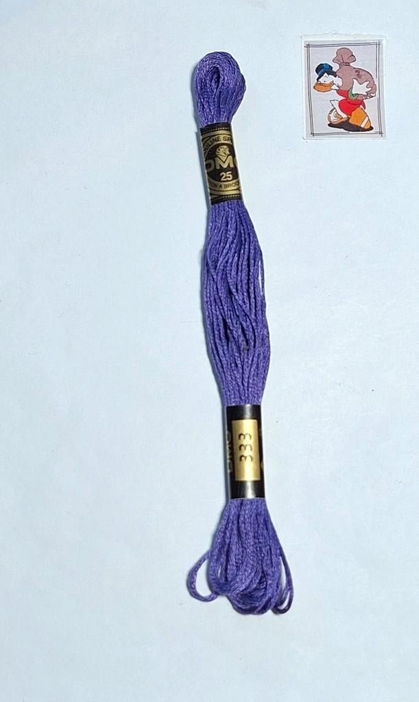 DMC mouline, paars 333, Mulhouse, France, Ophalen of Verzenden, Borduurgaren of Zijde, DMC