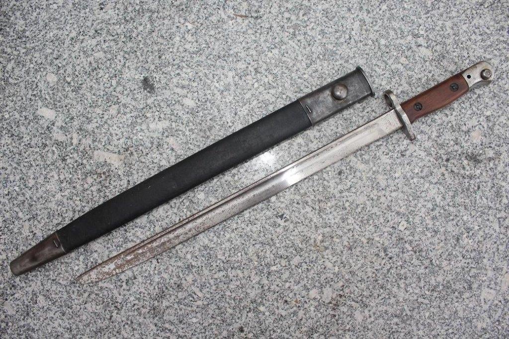 Bajonet M1907 Enfield ; CHAPMAN , D.P Gemerkt; Drill Purpose, Verzamelen, Verzenden, Overige gebieden, Mes of Dolk
