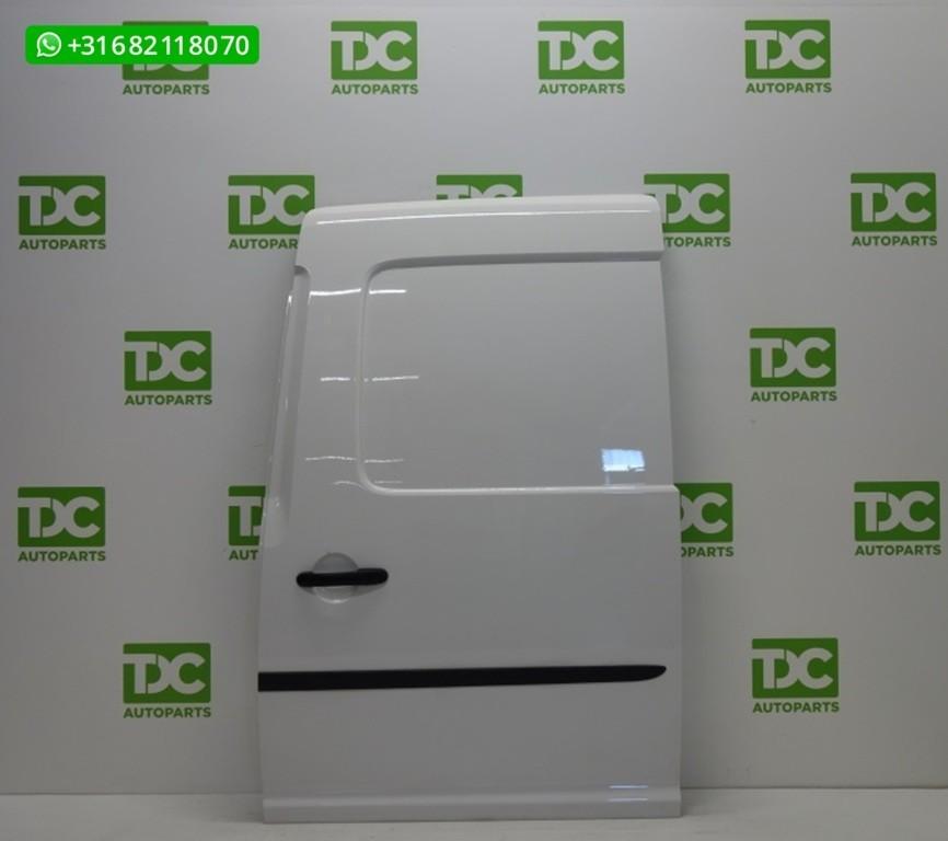 Volkswagen Caddy Maxi ('15-'18) Schuifdeur links wit dicht, Gebruikt, Links, Ophalen of Verzenden, Volkswagen