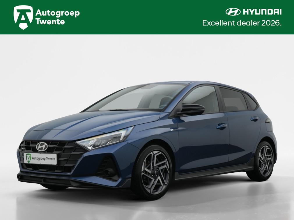 Hyundai i20 1.2 N Line | Navigatie | Private lease 429,- p.m, Keurmerk '100% Onderhouden', 12 maanden, Gebruikt, 4 cilinders