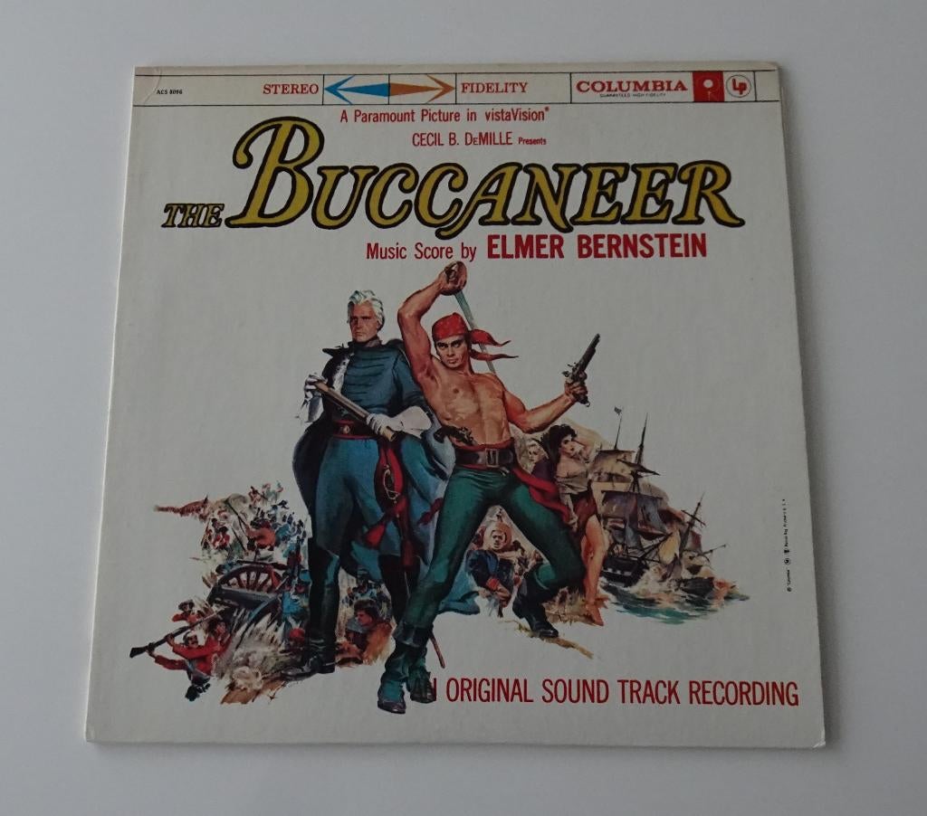 Elmer Bernstein - The Buccaneer - Original Soundtrack 1979, Ophalen, Zo goed als nieuw, 12 inch