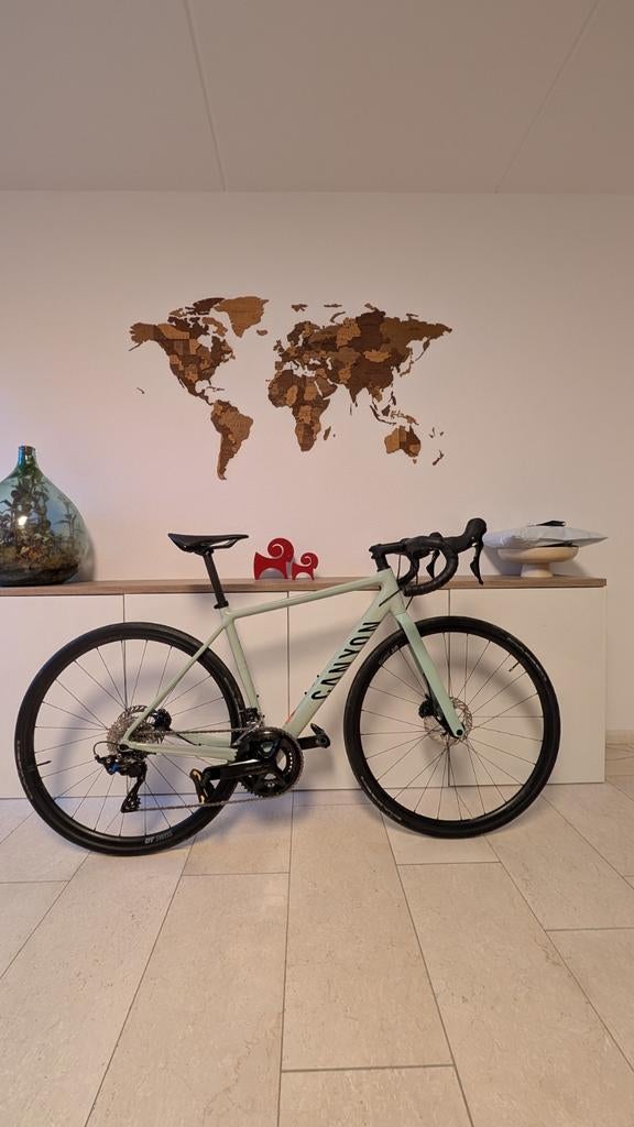 Canyon Endurace 7 AL RAW Maat S Shimano 105 Disc Cold Cactus, Fietsen en Brommers, Fietsen | Racefietsen, Ophalen of Verzenden