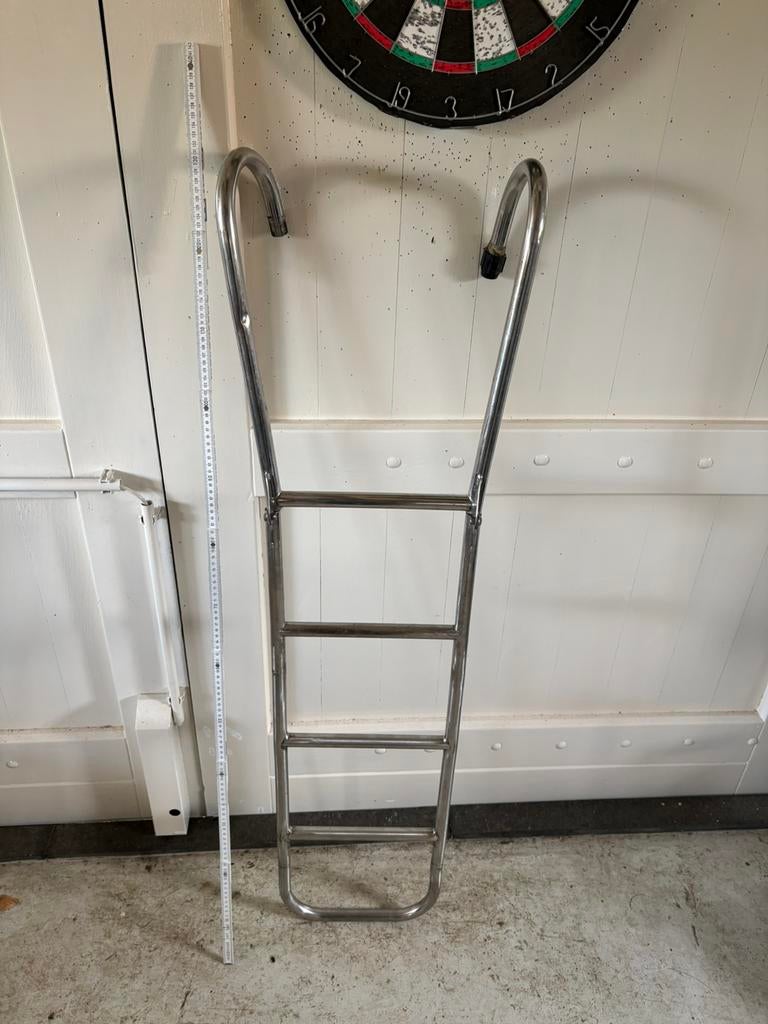 RVS Zwemtrap, Ophalen of Verzenden, Gebruikt, Dekbeslag, Zeilboot of Motorboot