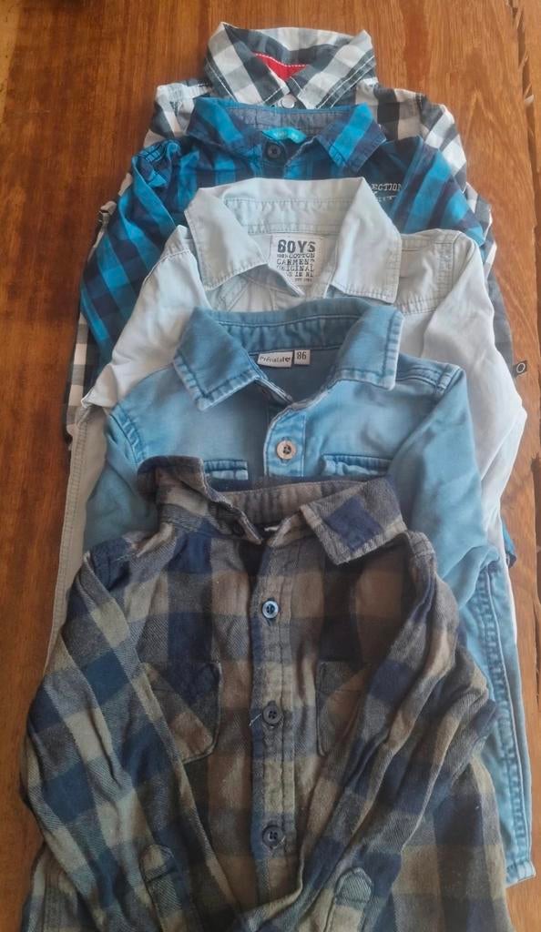 5 Bloesjes 100% Katoen, Kinderen en Baby's, Kinderkleding | Overige, Ophalen of Verzenden, Gebruikt, Diverse merken, Jongen