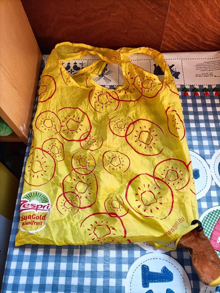 Zespri kiwi opvouwbare tas, Ophalen of Verzenden, Zo goed als nieuw, Gebruiksvoorwerp