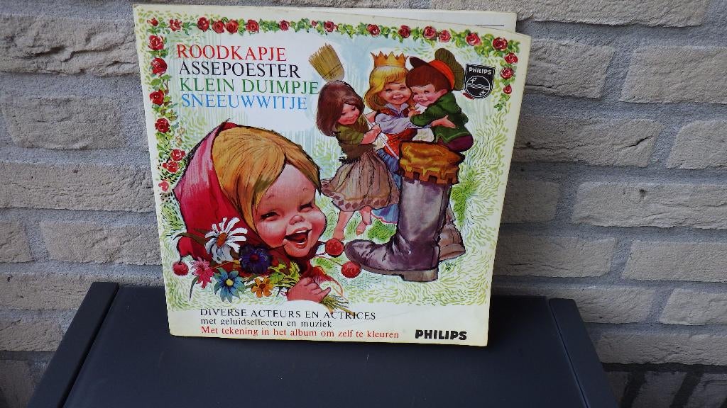 LP van sprookjes van Nederland, Cd's en Dvd's, Vinyl | Kinderen en Jeugd, Ophalen of Verzenden, Gebruikt, Verhaal of Sprookje