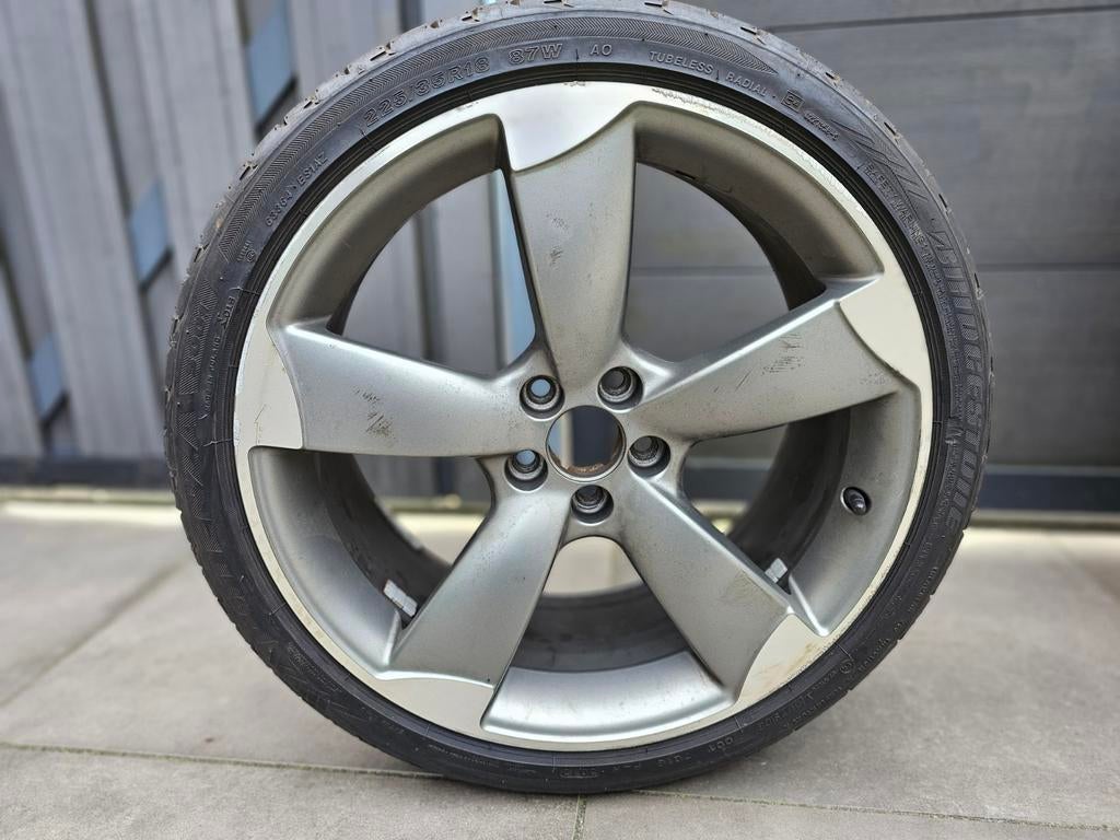 1 Originele 18 inch Audi rotor velg, Auto-onderdelen, Ophalen, 18 inch, Gebruikt, Banden en Velgen