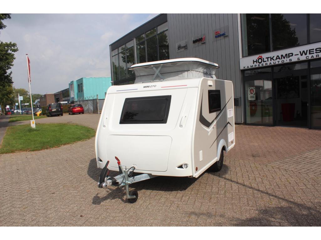 Trigano Mini Freestyle 270 MODEL 2025 AANBIEDING, Caravans en Kamperen, Caravans, Standaardzit, Koelkast, Trigano, Tot en met 2
