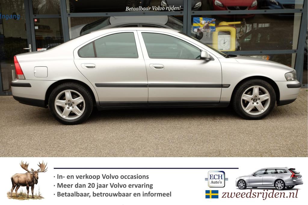 Volvo S60 2.4 170 pk Aut. Edition, Dolby Surround, Trekhaak, Gebruikt, Met garantie (alle), Bedrijf, 2435 cc