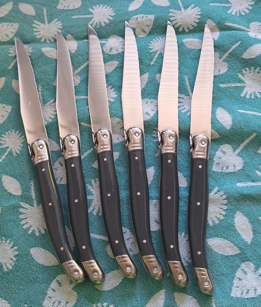 Steakmessen, Ophalen of Verzenden, Zo goed als nieuw, Rvs of Chroom