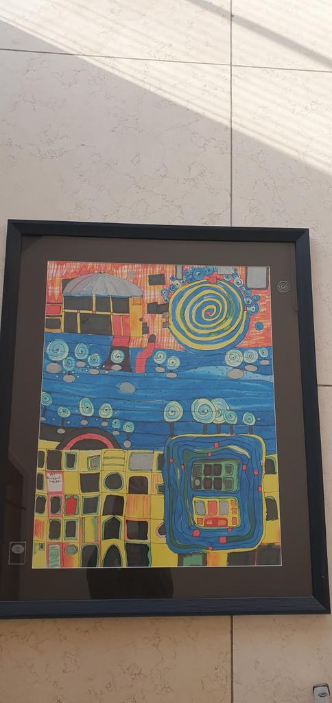 Hundertwasser inlijsting, Ophalen