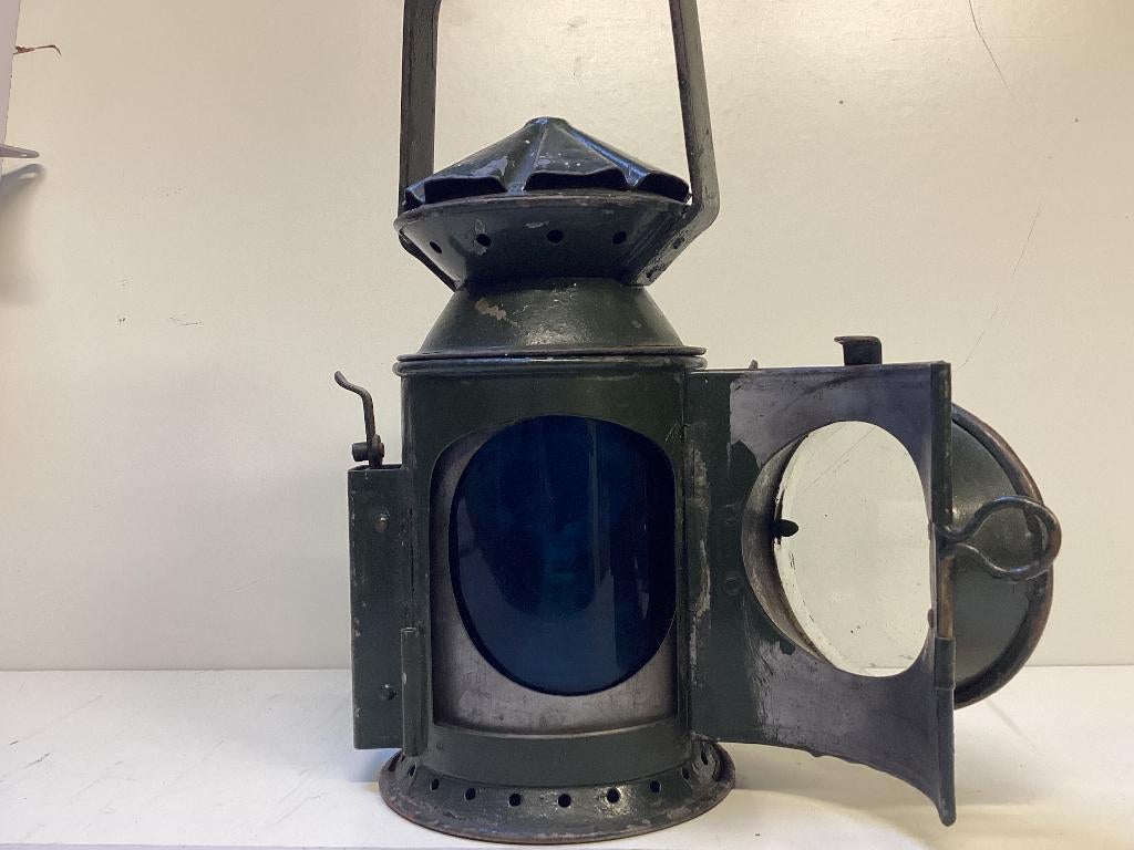 Engelse spoorweg  sein lantaren, Verzamelen, Spoorwegen en Tramwegen, Ophalen of Verzenden, Gebruikt, Trein, Overige typen