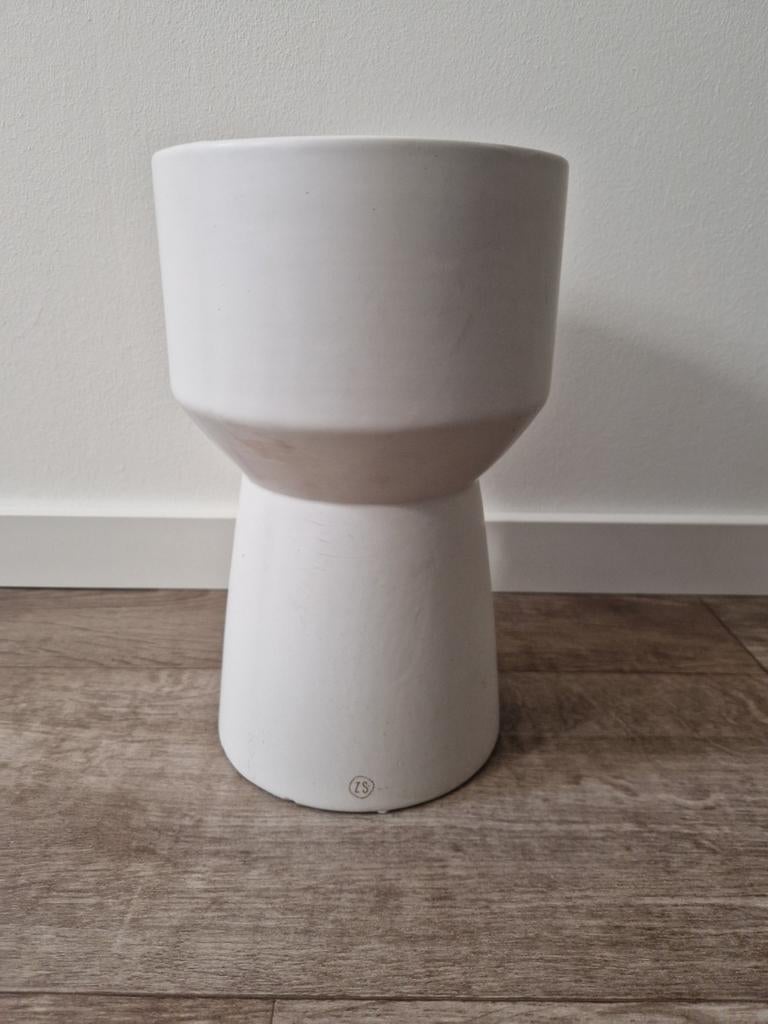 Nog een zeer nette Zuss bloempot, Tuin en Terras, Bloempotten, Ophalen, Rond, Zo goed als nieuw, Aardewerk