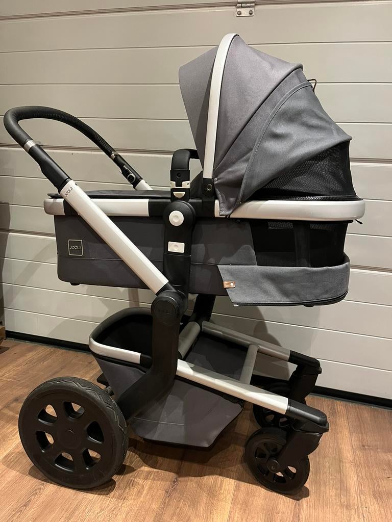 Mooie Complete Joolz Day 5 in 1 Kinderwagen Set Grijs, Kinderen en Baby's, Buggy's, Ophalen, Zo goed als nieuw, Voetenzak