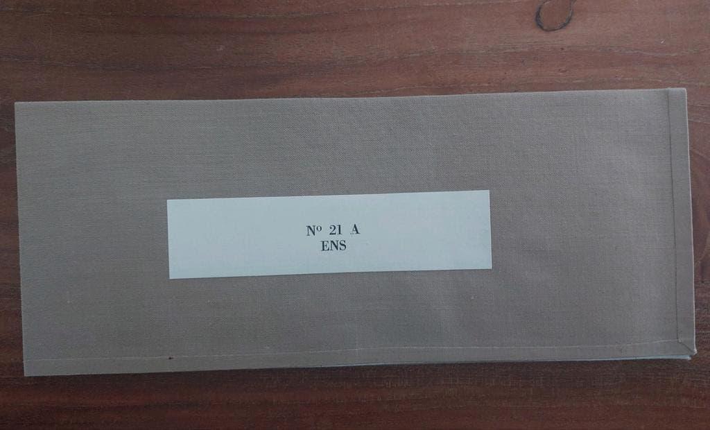 21A stafkaart uit 1964 van Ens met Kraggenburg en Marknesse, Boeken, Staat der Nederlanden, Ophalen of Verzenden, 1800 tot 2000