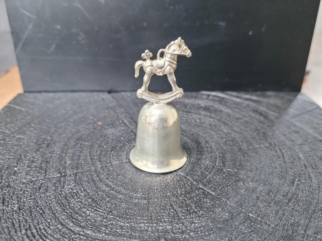 Zilveren bel met paard, Verzenden, Zilver