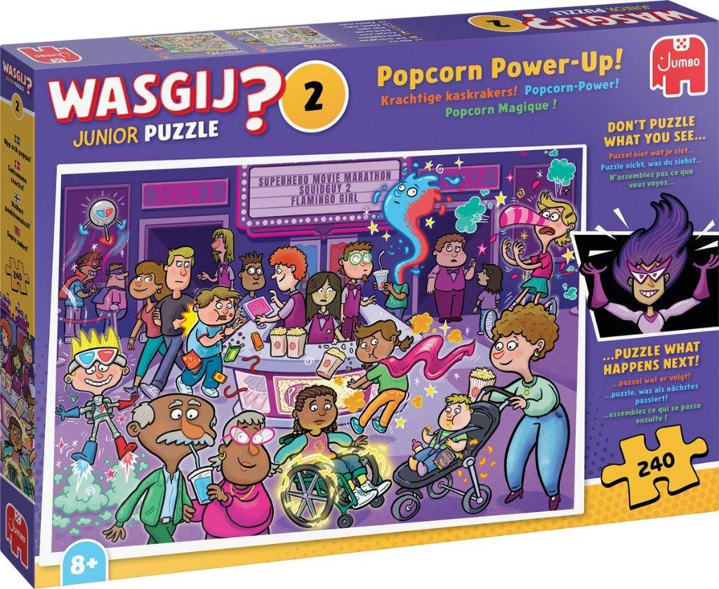 Wasgij Junior 2 - Krachtige kaskrakers!, Ophalen of Verzenden, Minder dan 500 stukjes, Nieuw, Legpuzzel
