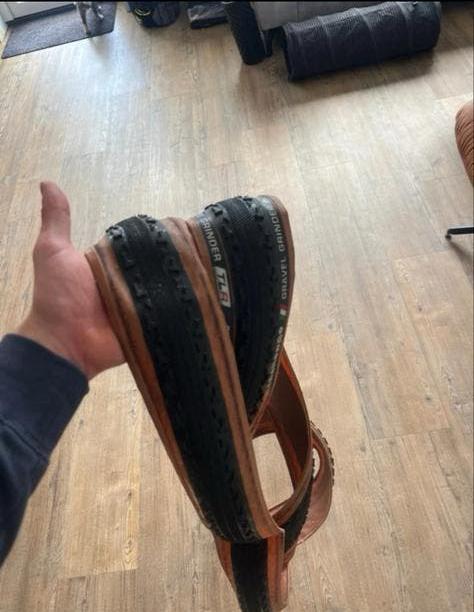 Challenge buitenband set Gravel Grinder TLR band 700x33, Ophalen of Verzenden, Gebruikt, Racefiets, Band