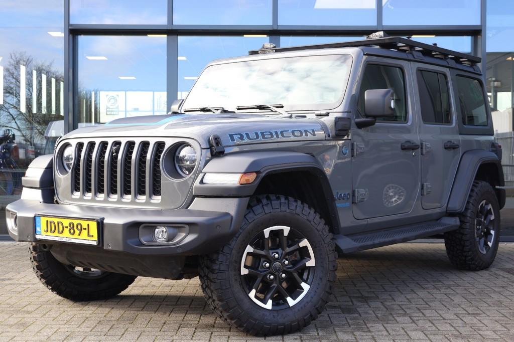 Jeep WRANGLER 4XE RUBICON Plug in Hybrid / Dakrek / Sting Gr, Auto's, Jeep, Automaat, 4 cilinders, 23 km/l, Plug-in hybride
