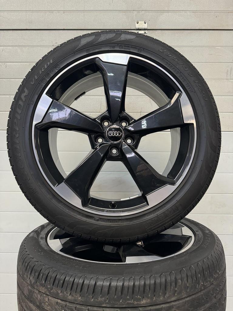 20’’ AUDI Q5 SQ5 VELGEN ZOMERBANDEN ROTOR BLACK AUDI SPORT O, Gebruikt, 255 mm, -, -