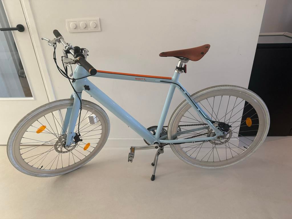 Watt New York Blue Edition E-bike - Zo goed als nieuw! Maat, Fietsen en Brommers, Elektrische fietsen, Zo goed als nieuw, 51 tot 55 cm