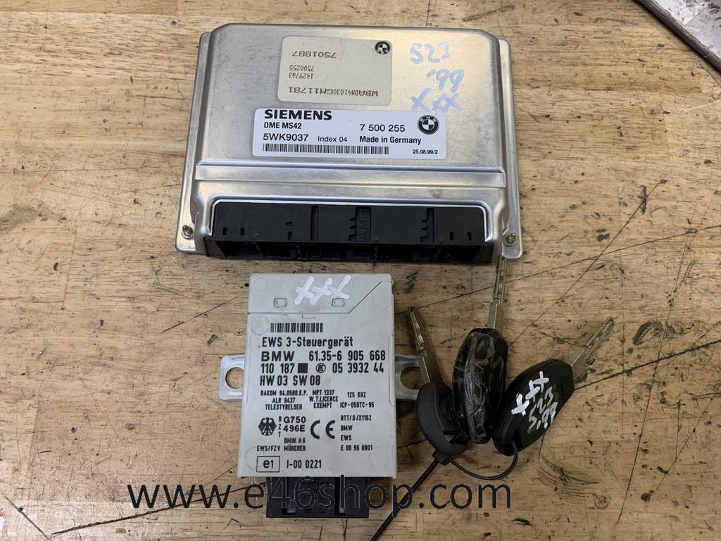 ECU DME EWS SET BMW 5 SERIE E39 523I, Auto-onderdelen, Gebruikt, -, -, Ophalen of Verzenden
