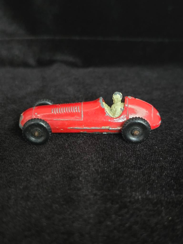 Lesney Matchbox nr 52a Maserati 4CLT, rood, BPW, Ophalen of Verzenden, Gebruikt, Auto
